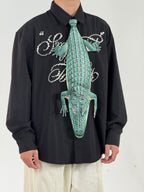 Animals Tie Shaped Novelty Tie, Alligators Shaped Tie, Vintage Holiday Gift, Tie Gift, Tie Accessories