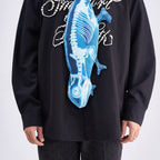 Animals Ties X-ray Chameleon Tie, Vintage Tie, Novelty Tie, Tie Accessories Holiday Gift, Tie Gift, Tie Accessories