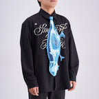 Animals Ties X-ray Chameleon Tie, Vintage Tie, Novelty Tie, Tie Accessories Holiday Gift, Tie Gift, Tie Accessories