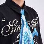 Animals Ties X-ray Chameleon Tie, Vintage Tie, Novelty Tie, Tie Accessories Holiday Gift, Tie Gift, Tie Accessories