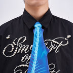 Animals Ties X-ray Shark Tie, Vintage Tie, Novelty Tie, Tie Accessories Holiday Gift, Tie Gift, Tie Accessories