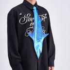 Animals Ties X-ray Shark Tie, Vintage Tie, Novelty Tie, Tie Accessories Holiday Gift, Tie Gift, Tie Accessories