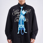 Animals Ties X-ray Cat Tie, Vintage Tie, Novelty Tie, Tie Accessories Holiday Gift, Tie Gift, Tie Accessories