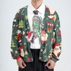 Christmas Novelty Animals Tie – Squirrel Design in Ugly Sweater – Funny Holiday Gift for Men