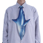 Animals Tie Shaped Novelty Tie, Shark Shaped Tie, Vintage Holiday Gift, Tie Gift, Tie Accessories
