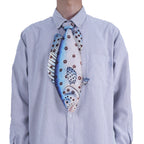 Animals Tie Shaped Novelty Tie, Blue Grouper fish Shaped Tie, Vintage Holiday Gift, Tie Gift, Tie Accessories